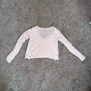 Free people cropped sweater